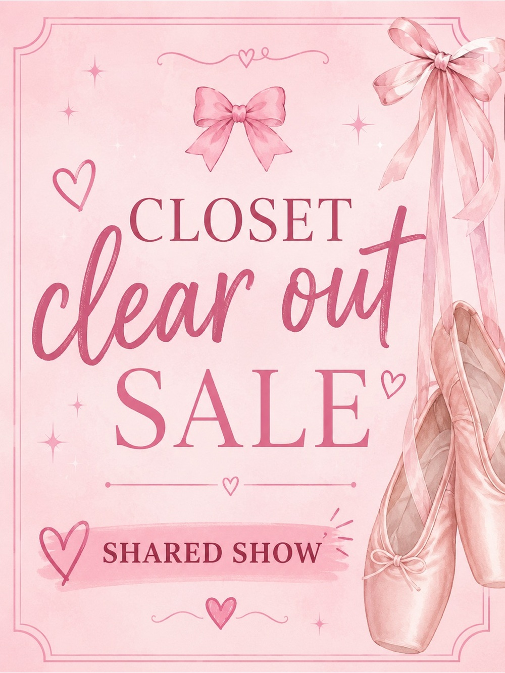 Closet clear out show